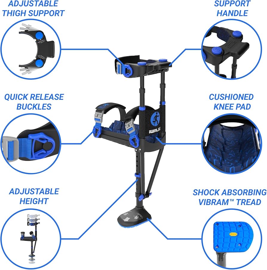 iWalk3.0 Hands Free Knee Crutch