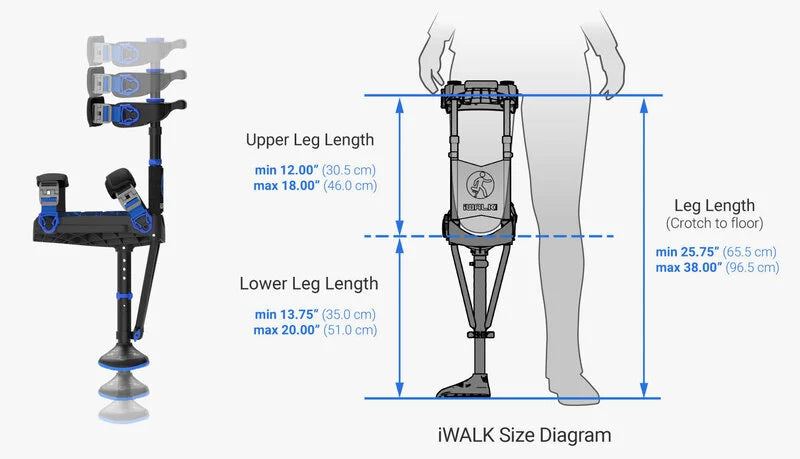 iWalk3.0 Hands Free Knee Crutch