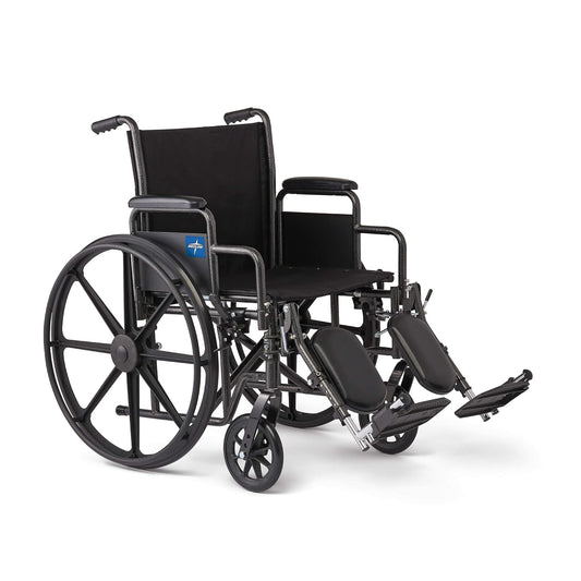Wheelchair with Elevating Leg Rests
