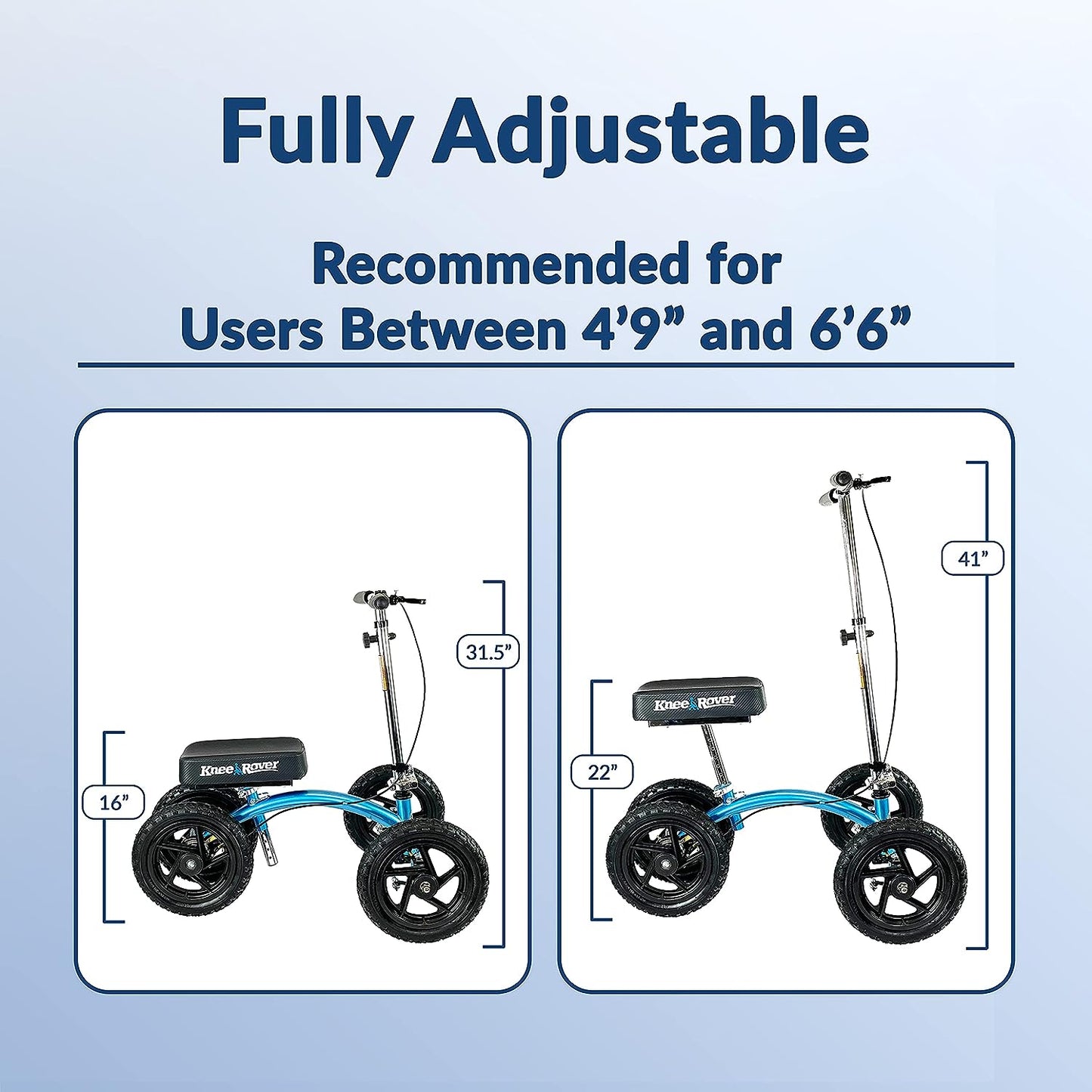 KneeRover Quad All Terrain Scooter